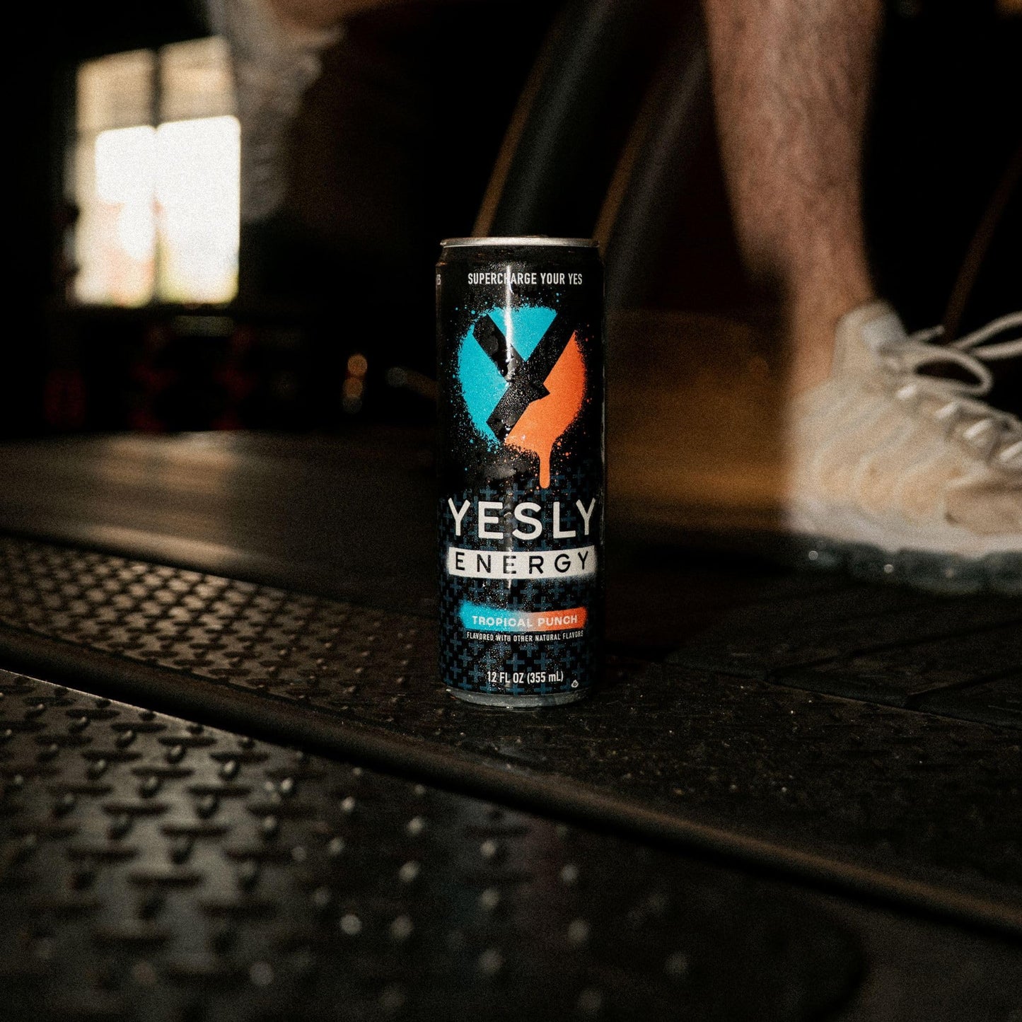 Yesly Energy Drink  Tropical Punch  Naturally Flavored Sparkling Energy Drink With Electrolytes  Magnesium  Potassium  Vitamin C  B6 & B12  Natural Caffeine From Green Tea  12 Fl Oz Cans  12 Pack