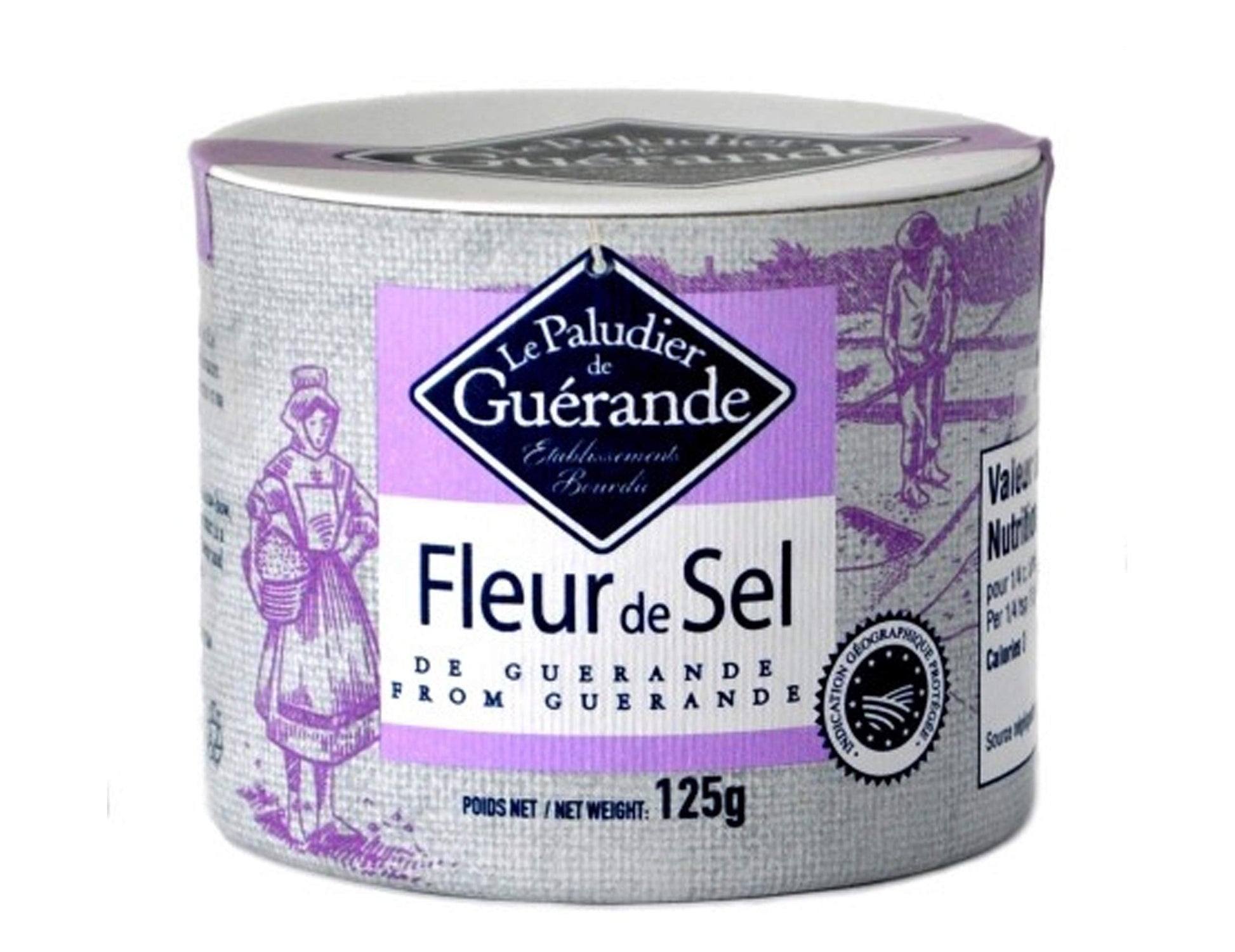 The French Farm Fleur de Sel de Guerande - French finest sea salt Le Paludier 4.4 oz