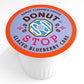 Donut Stop Glazed Blueberry Medium Roast Coffee Pods, 40 Count, Compatible with 2.0 K-Cup malt-inspired