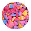 NCS Red, Yellow, Blue, Pink, and Purple Hearts Edible Candy Sprinkles, 8 ounces - Great for Cupcakes, Cookies, Cakes, Cakes Pops