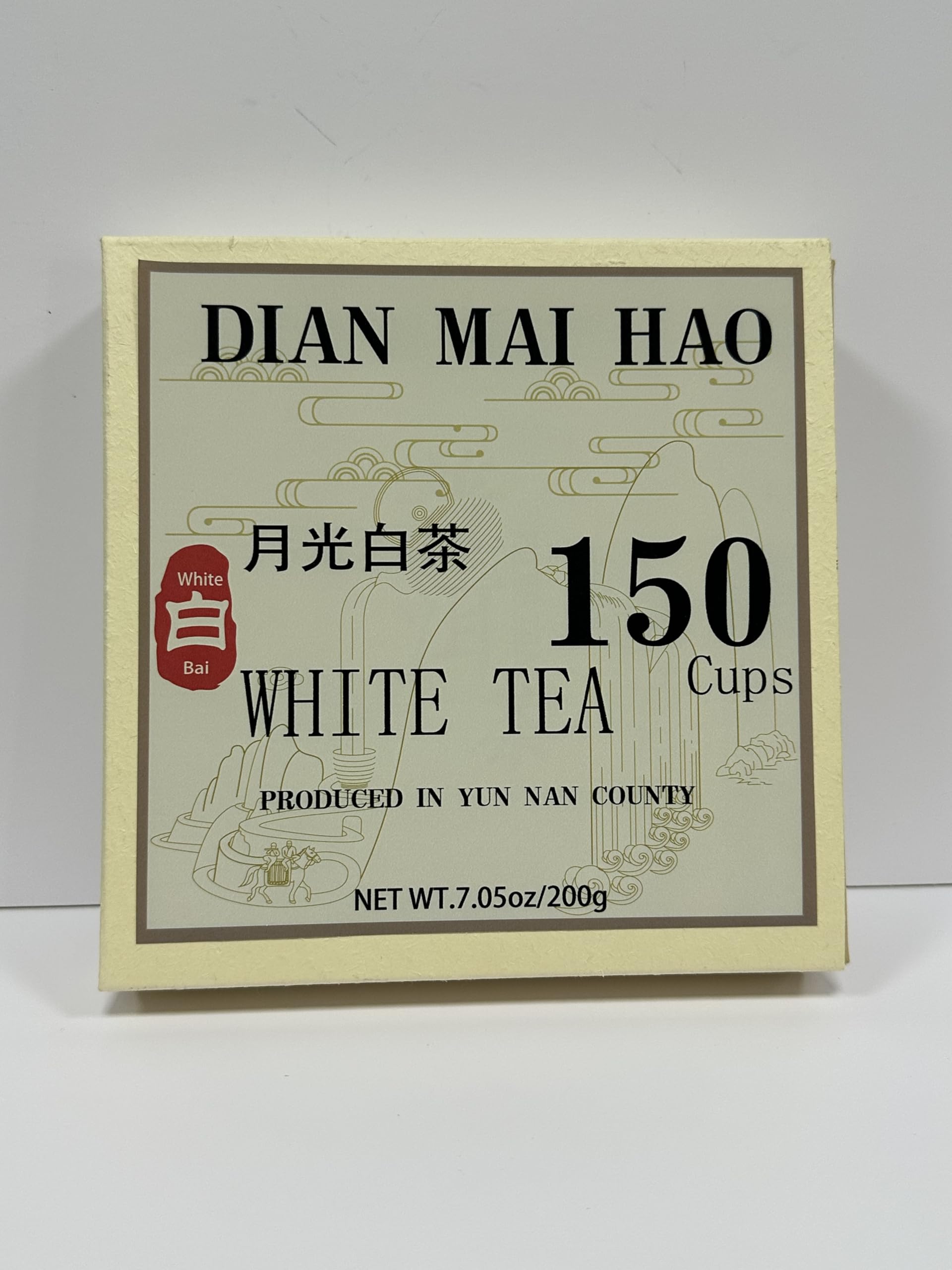 ??????2021yr Shou Mei Aged White Tea Cake- Yunnan White Tea - 200g/7oz (1)