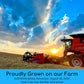 Wheat Berries | Hard Red Spring And Soft White Wheat Pack | 2-5 Lb Burlap Bags (10 Lbs Total) | Washington Family Farmed | Non-G