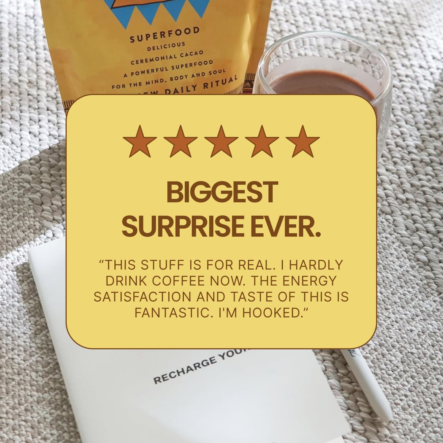 KORACAO Sustainably Harvested Cacao | Ideal Superfood for Everyday Bliss | Ceremonial Grade Cacao | Enhance Your Spiritual Journey with Ancient Superfood Delight - 1/2 Pound