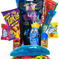 Food Crush Blue Raspberry Pickle Kit with Takis, Fruit Roll-Up, Gushers, and Chamoy Sauce, 1.9 lb
