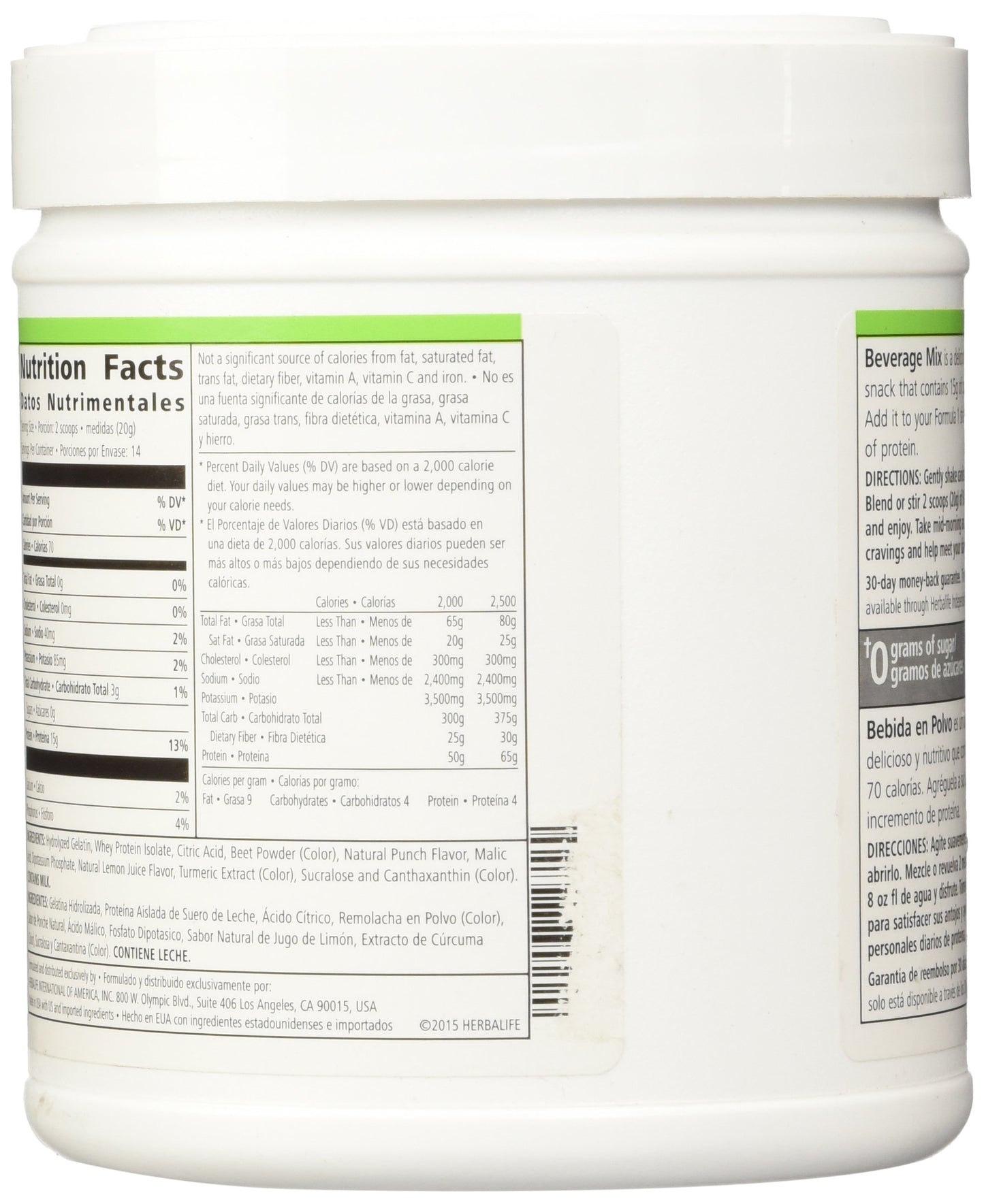 Beverage Mix Wild Berry By Herbalife 280G
