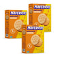 Mavericks Sandwich Crackers Cheddar - Cheese Filled Whole Grain Sandwich Cracker Snack Packs, Non-GMO - 7 oz Box (3 Pack)