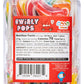 24 Heart Rainbow Lollipops Individually Wrapped, Bursting With Fruity Flavor, Great Swirl Lollipops For Kids Birthday Parties, V