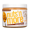 Nuts N More White Chocolate Pretzel Peanut Butter Spread, Added Protein All Natural Snack, Low Carb, Low Sugar, Non-Gmo, High Pr