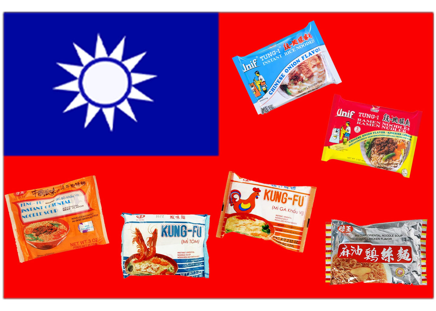 Ramen Noodles From Around The World Snack Box Variety Pack Of 10 Instant Noodles - Japanese, Filipino, Thai, Vietnamese With Aro