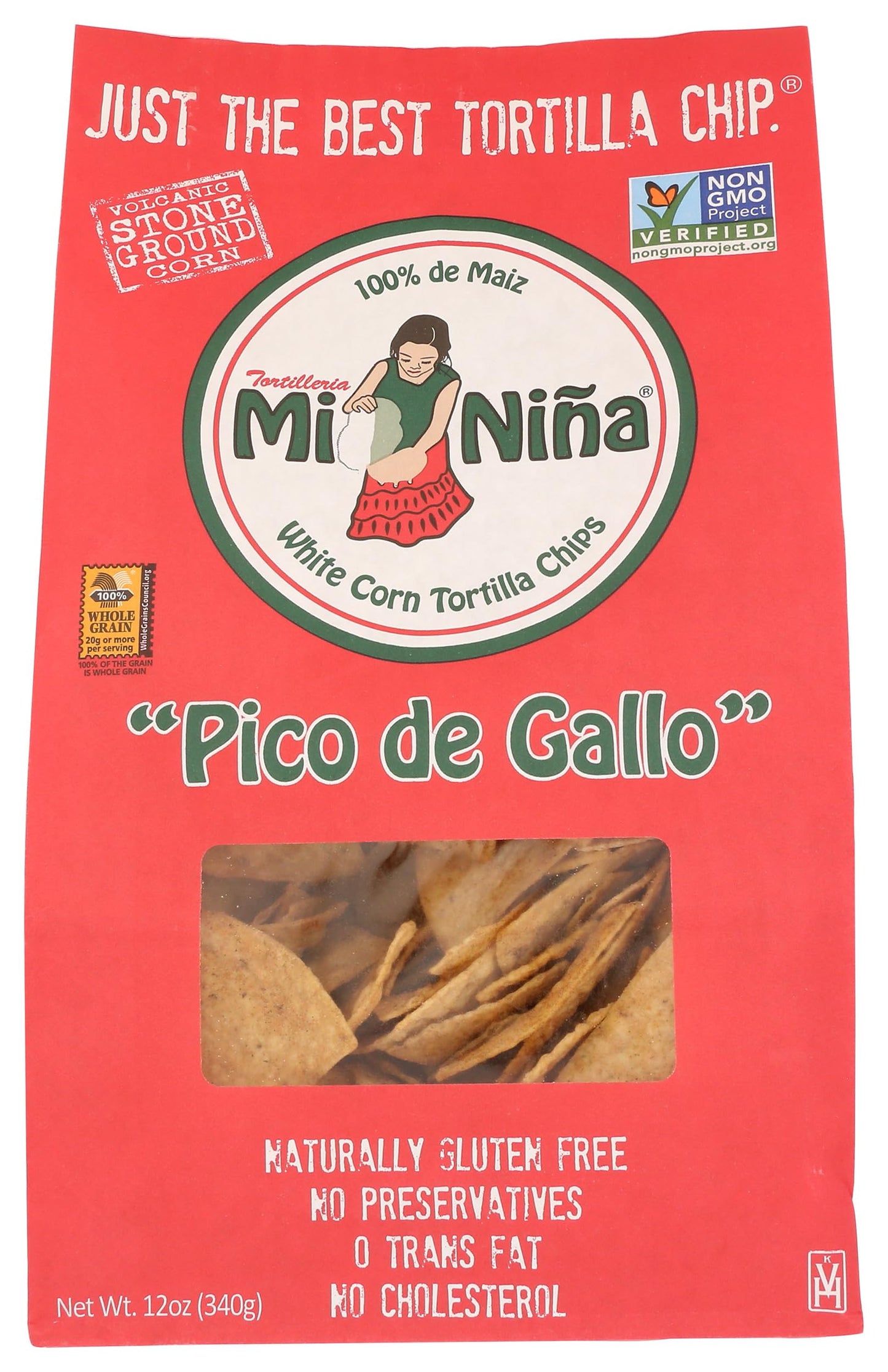 Mi Nina Chips Tortilla Pico De Ga 12 OZ
