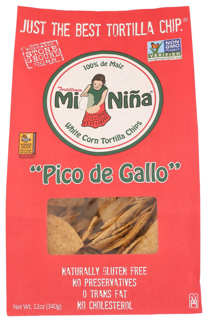 Mi Nina Chips Tortilla Pico De Ga 12 OZ