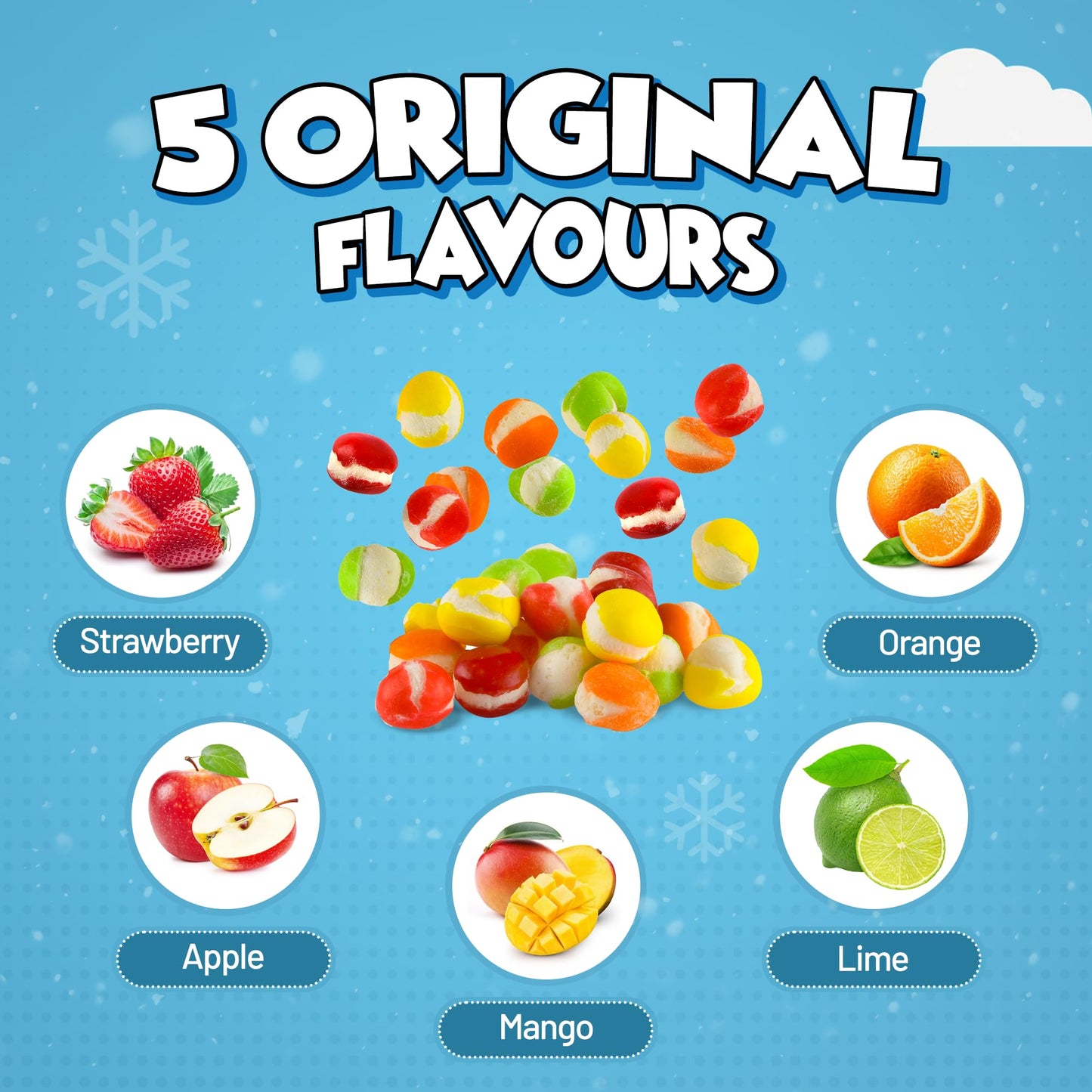 20 Pack Freeze Dried Candy- About 10 Pcs Per Bag - Bulk Treat Candy In Resealable Bag - Great For Kids, Adults, School, Party Fa