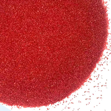 PhilaeEC Red Sanding Sugar Edible Sparkling Crystals for Baking Cake Decoration Cookie Ice Cream Cupcake Toppers Wedding Party V