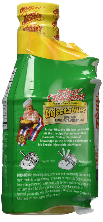 Tony Chachere's Marinade Roasted Garlic & Herb w/ Injector, 17-Ounce (Pack of 3)