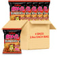 Calbee Potato Chips, Hot & Spicy, 2.8 oz, Crunchy Japanese Snack, 6 Pack