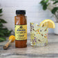 Honey Feast Organic Lemon Honey 12Oz | Raw Unfiltered Honey Infused With Florida Organic Lemon Zest | Perfect For Tea, Gourmet D