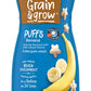 Gerber Snacks For Baby Grain & Grow Puffs, Banana, Puffed Whole Grain Snack For Crawlers, Non-Gmo & Baby Led Friendly, 1.48-Ounc