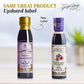 Giusti Fig Balsamic Vinegar Glaze Condiment, 5.07 Fl Oz, Rich & Tangy, Balsamic Vinegar of Modena Black