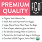 FGO Organic Hibiscus Iced Tea Bags - Eco-Conscious Kraft Bag, 36 Pitcher Bags