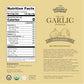HqO Organic Garlic Powder - Non-GMO, Kosher, USDA Certified - 18 oz Chef Jar