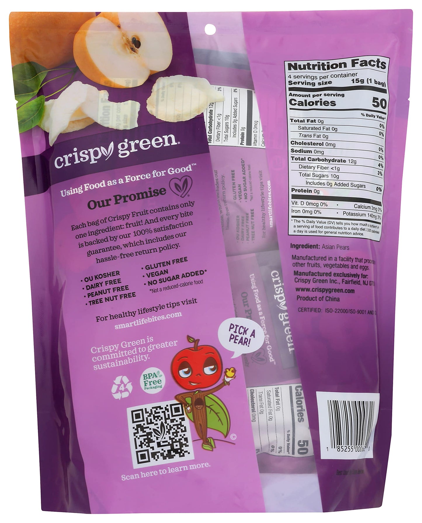 CRISPY PEARS 4PK (8x2.12)