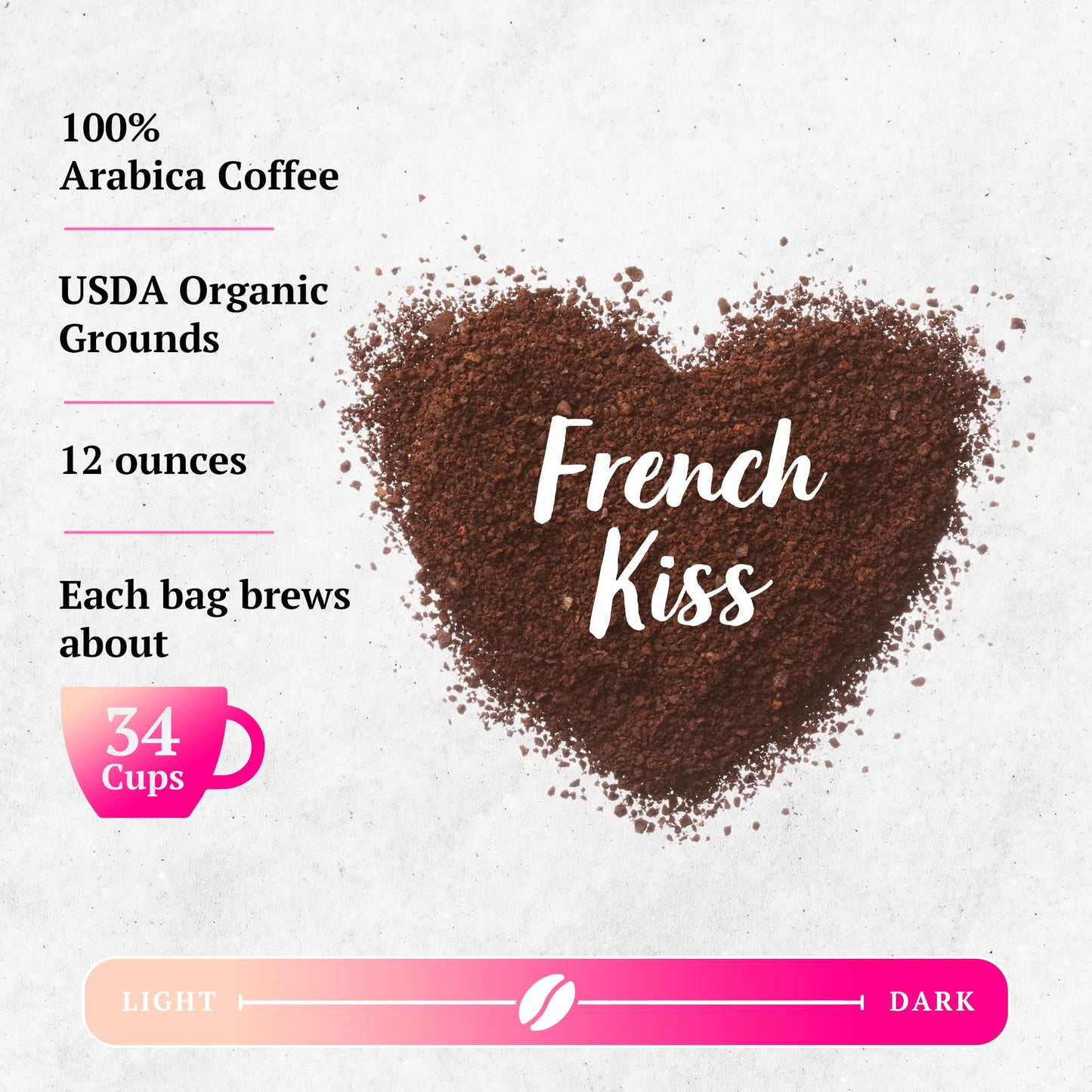 Couple'S Coffee French Vanilla | Medium Roast Ground Coffee Blend | Gourmet Flavored Coffee | 12Oz Bag Brews About 34 Cups