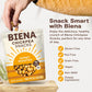 BIENA Chickpea Snacks - Crunchy Roasted - High Fiber Protein - 4-Pack, 5 Ounce Bags - Honey Roasted - Brown