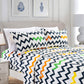 Elegant Comfort Luxury Soft Bed Sheets Chevron Pattern 1500 Thread Count Percale Egyptian Quality Softness Wrinkle And Fade Resi