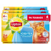 Lipton Iced Tea, 24 Count, Pack Of 4