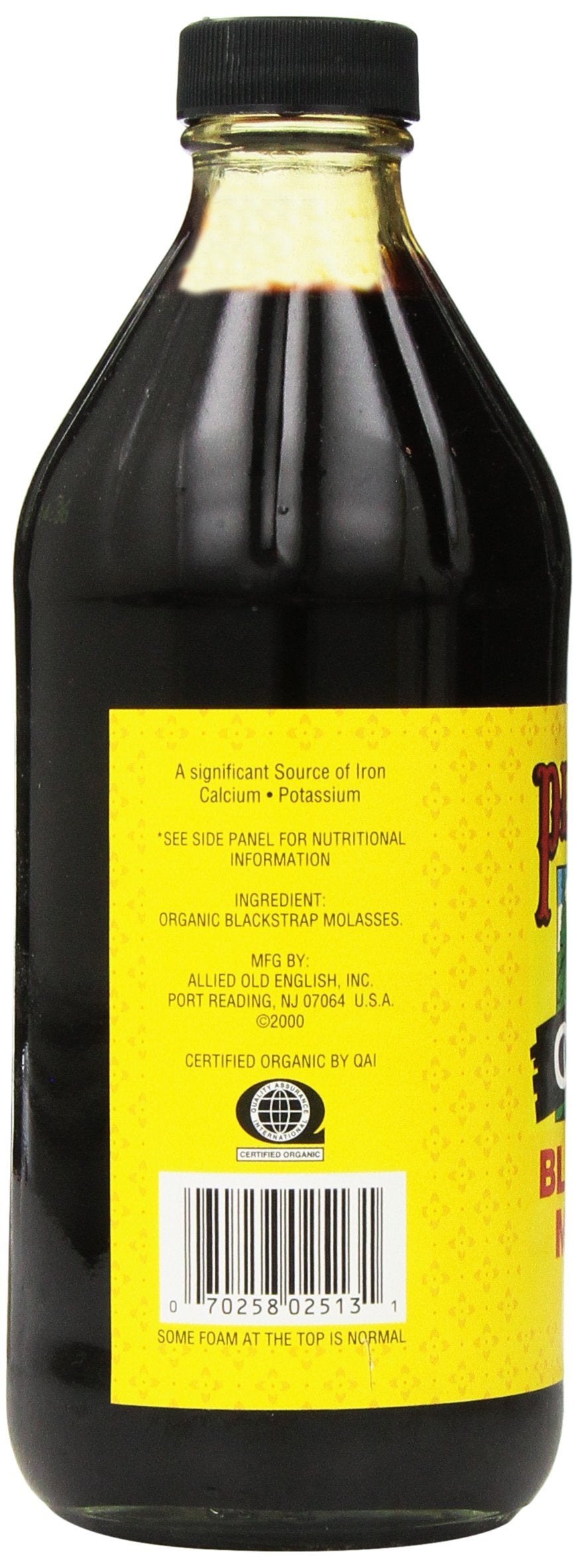 Plantation Molasses Blackstrap Unsulfured Organic Molasses 15 oz.
