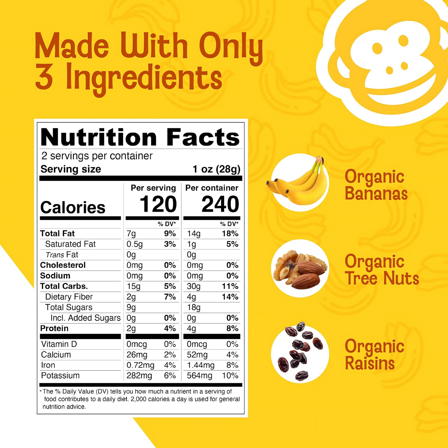 Monkey Brittle Vegan & Gluten-Free Snacks, Crispy Plant-Based  , 2 Ounce (Pack of 12)