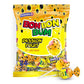 Colombina Bon Bon Bum Lollipops W/Bubble Gum Center, Passion Fruit Flavor, Individually Wrapped, Ideal For Party Favors And Gifts, 1 Pack (24 Count)