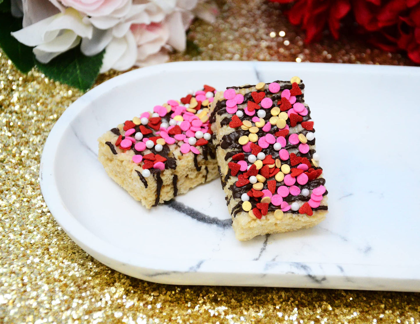 Mystic Sprinkles Valentine'S Day Sprinkle Mixes (Hugs & Kisses In Gold 3.2Oz)