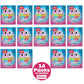 Douzzle Dibbitz Cotton Candy, Candy Filled Straw Sticks (14 Count, Pack Of 1) Individually Wrapped Candies, Birthday Party Favor