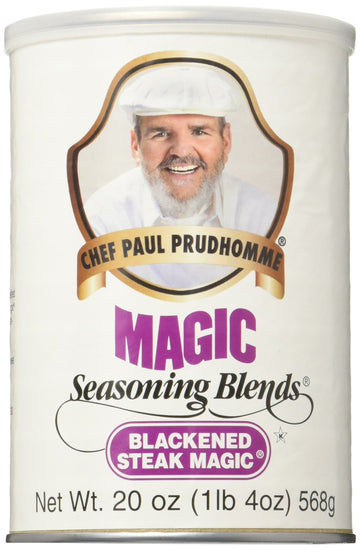 Chef Paul Prudhomme's Magic Seasoning Blends ~ Blackened Steak Magic, 20-Ounce Canister