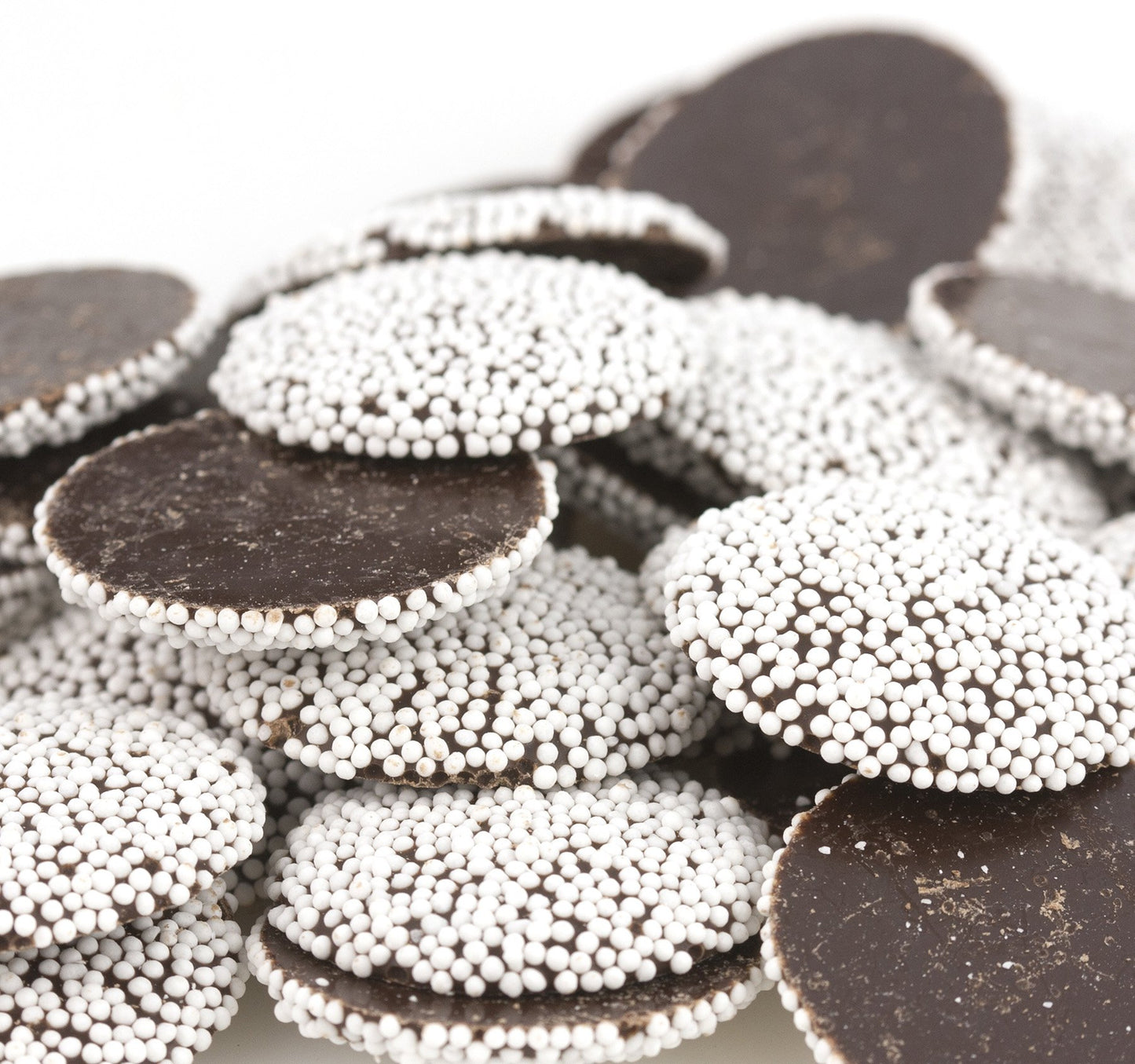 Kauffman Orchards Dark Chocolate Nonpareils Candy, Bulk 1.5 Lb. Bag