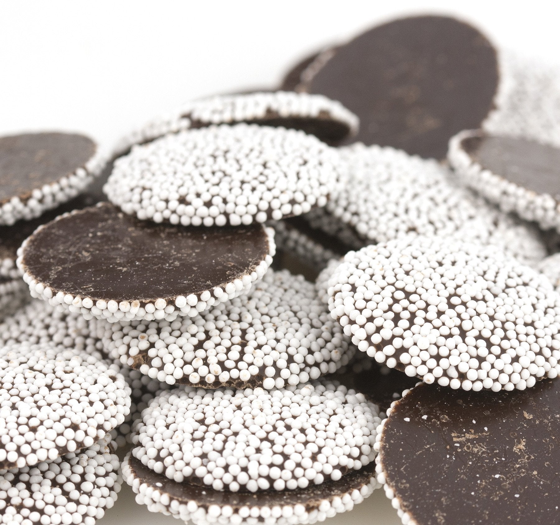 Kauffman Orchards Dark Chocolate Nonpareils Candy, Bulk 1.5 Lb. Bag