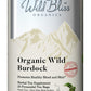 Wild Bliss Organic Burdock Root Tea - Caffeine Free Herbal Detox Support - Pharmacopoeia Quality - 25 Plant Based Tea Bags