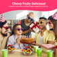 Fruit Chews Candy - 1 Pound Bulk Bag, Fruit Chews Rolls, 5 Assorted Flavors, Soft & Fruity Taffy Candy, Individually Wrapped Glu