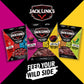 Jack Link s DUOs Original and Teriyaki Beef Jerky  Shareable Under 100 Calories Snack Packs with 11g of Protein  Great Stocking Stuffers  Bulk Pack of Individual Bags of Meat Snacks - 3.25oz (4 Count)