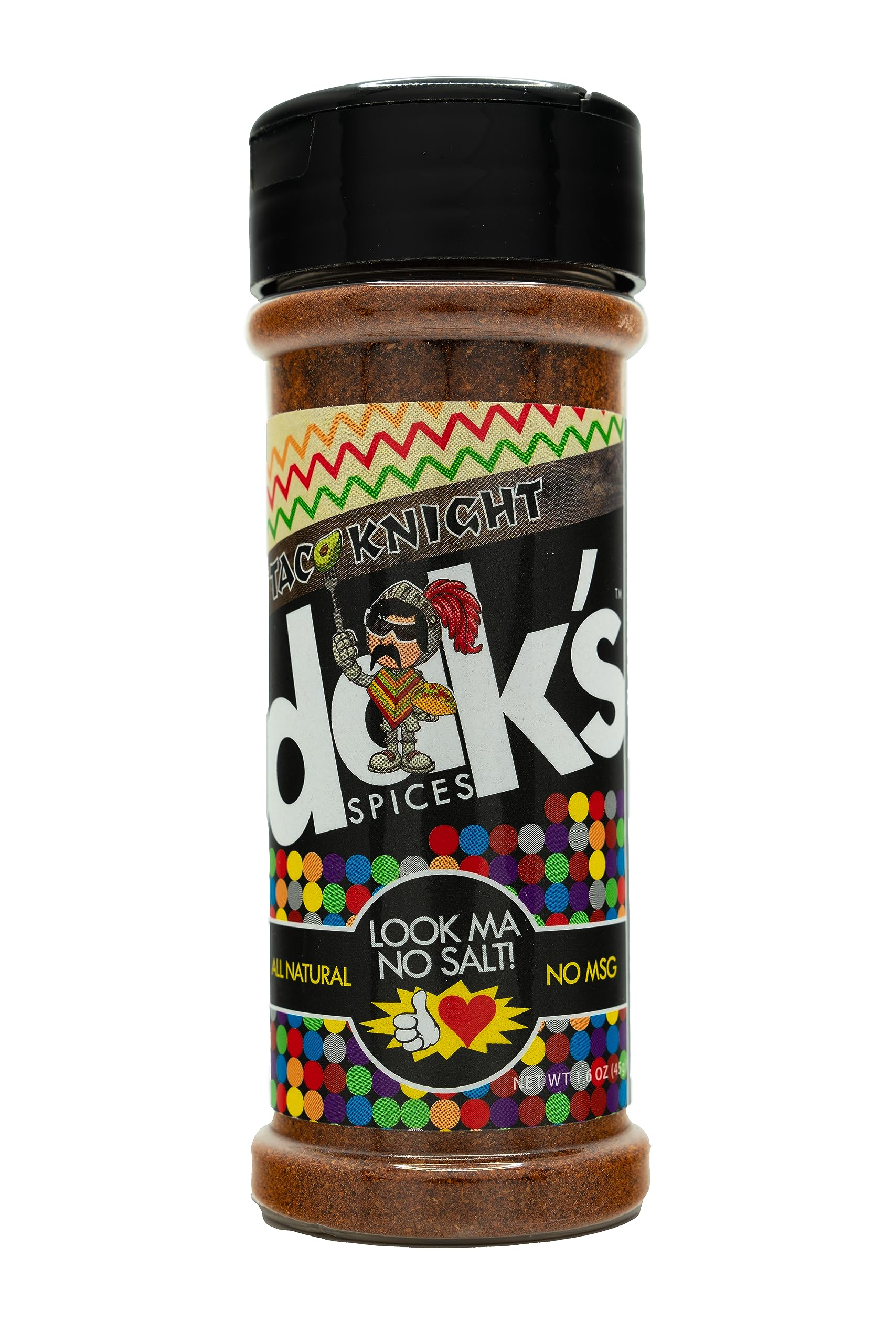 DAKS Taco Knight Seasoning Blend - Salt & Sugar Free, MSG Free, 1.5 oz