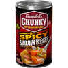 Campbells Chunky Soup, Spicy Sirloin Burger Soup, 18.8 oz Can