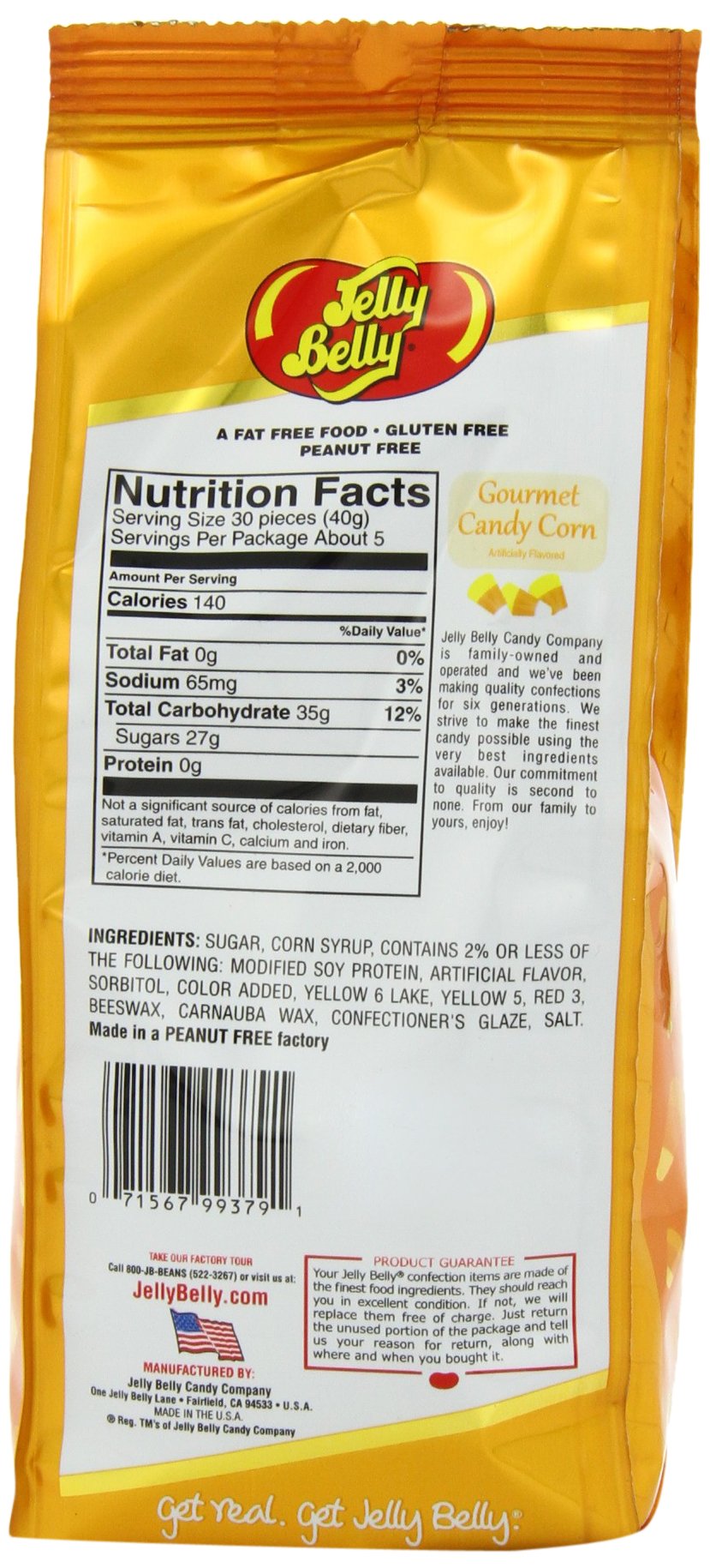 Jelly Belly Gift Bag, Gourmet Candy Corn, 7.5 Ounce