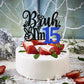 Rssta i Cake Topper for 15th Birthday, Blue, Model XM1222-15, Fun Decoration for Celebration