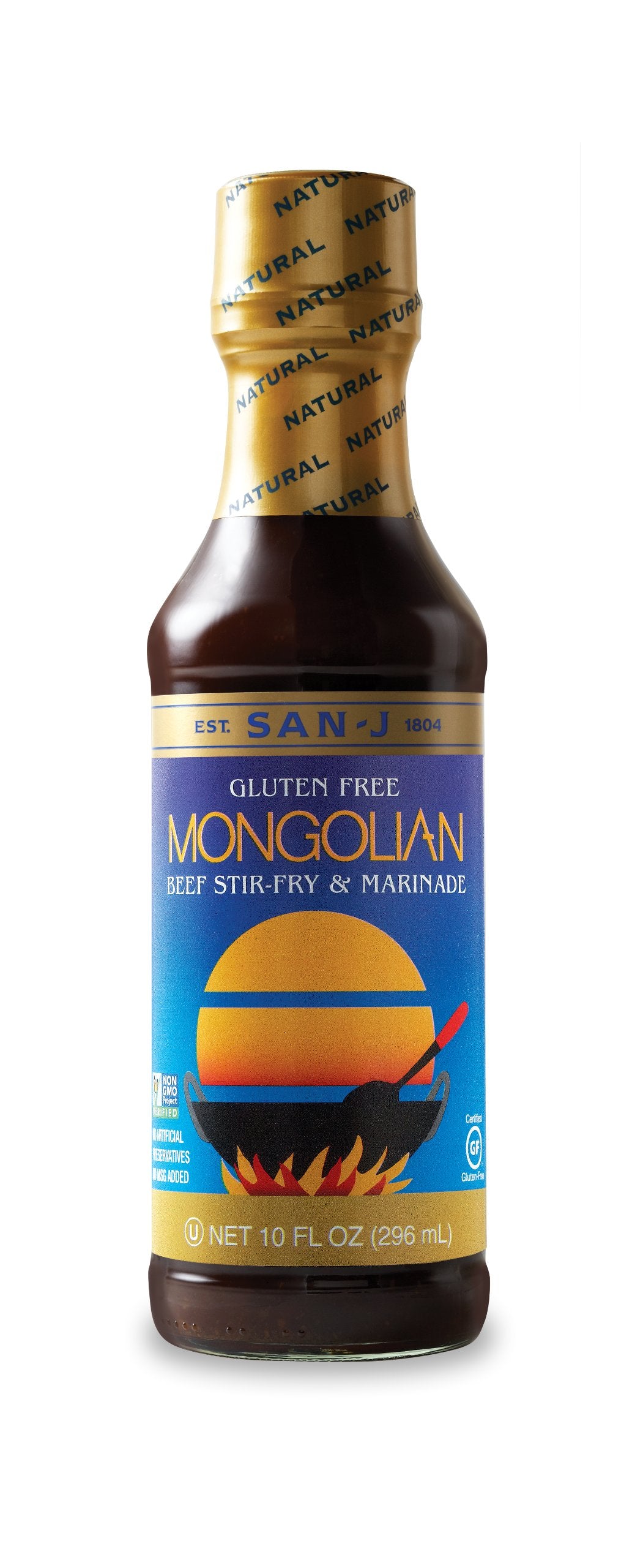 San J Sauce Beef Gf Mongolian, 10 Oz