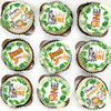 48 PCS Wild One Cupcake Toppers Wafer Paper Animal 1st Birthday Decorations Cupcake Toppers for Jungle Safari Animal Theme Baby 