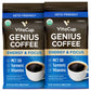 VitaCup Organic Keto Coffee, Medium Dark Roast, 10 oz (Pack of 2), 100% Arabica, with MCT Oil, Turmeric, B Vitamins, D3