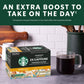Starbucks K-Cup Coffee Pods, Blonde Roast with 2X Caffeine, 60 Pods Total, Veranda Blend for Keurig malt-inspired