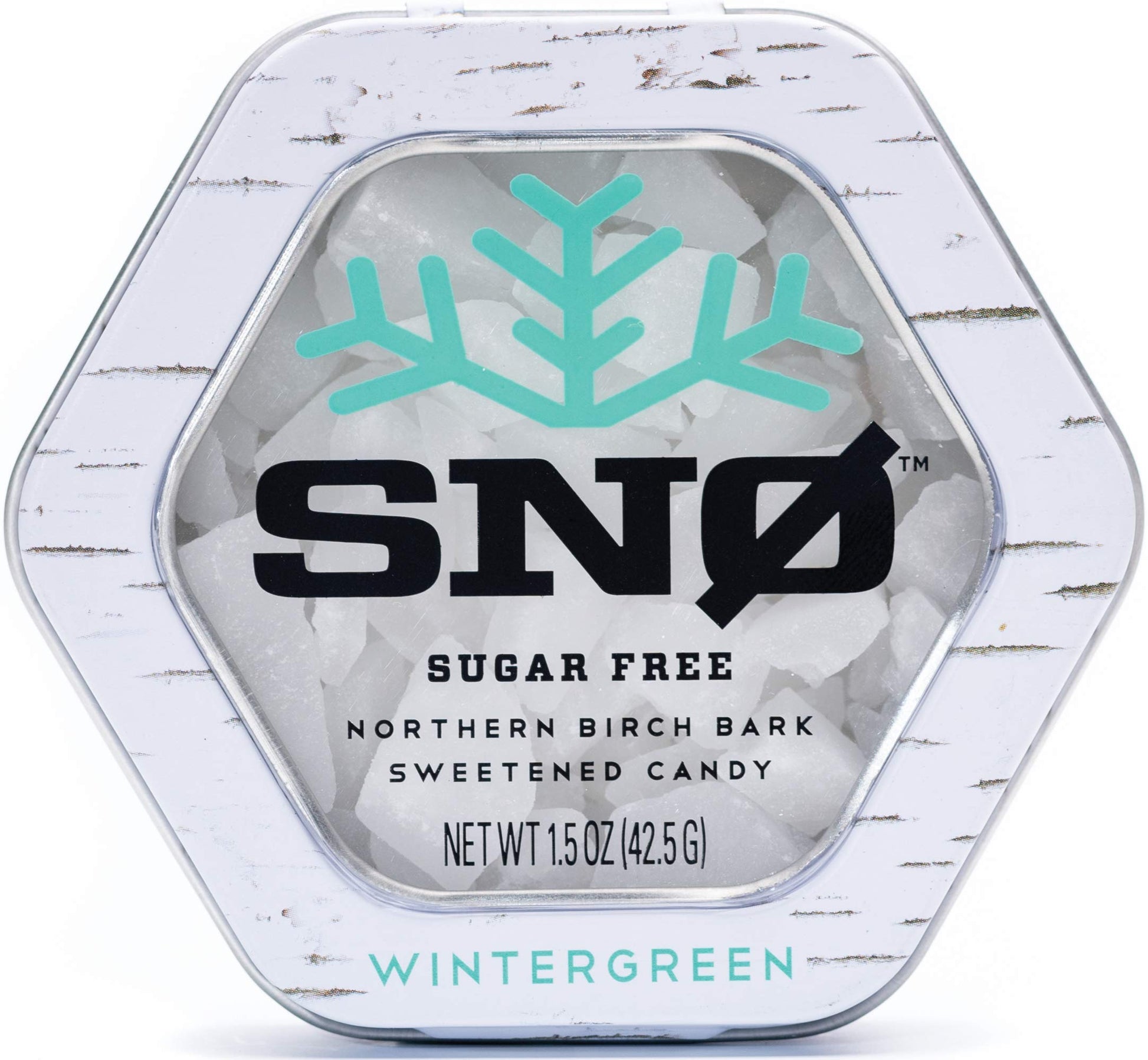Wintergreen Keto Xylitol Candy Chips - Sn 1.5Oz Tin - Sugar-Free Candy With Only 2 Ingredients | Low Carbs, Diabetic-Friendly, N