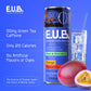 E.U.B. Mango Passionfruit Sparkling Functional Beverage  12oz Can  50mg Caffeine  25 Calories  with Nootropics & Adaptogens for Mood & Energy Support